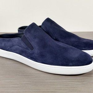 Vince Verrell Slip On Mule Sneakers, Navy Suede, Womens Size 11 M / 41